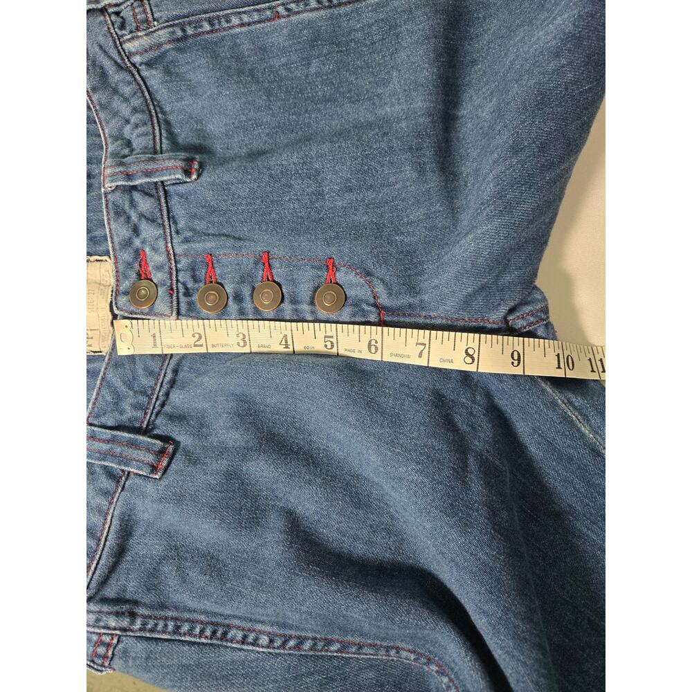 Free People Heartbreaker Embroidered Jeans Size 24 - Picture 11 of 11